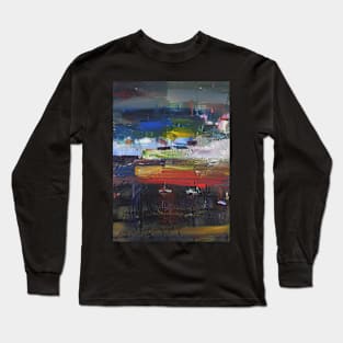 Abstract Landscape Bay 249 Long Sleeve T-Shirt